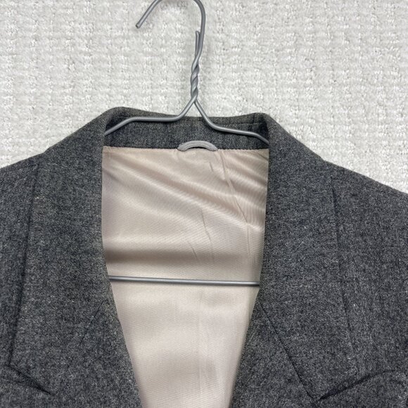 Pierre Balmain Gray Wool Double Breasted Sport Coat Blazer Men’s Sz 40R Classic - Picture 7 of 16